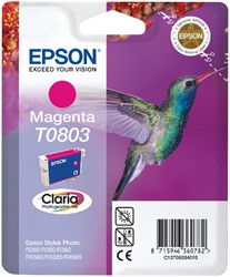 T0803 | 1x Magenta | Origineel | Cartridges voor Epson