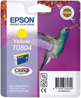 T0804 | 1x Geel | Origineel | Cartridges voor Epson