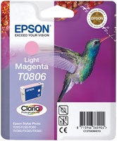 T0806 | 1x Licht Magenta | Origineel | Cartridges voor Epson
