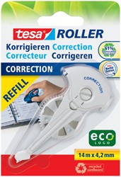 Navulling corretieroller tesa® ecoLogo® 4,2mmx14m op blister