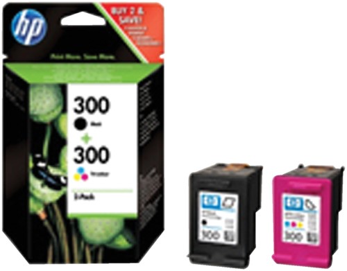 300 | 2 Pack | Origineel | Cartridges voor HP-2