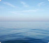 Muismat Fellowes natuur collectie blauwe oceaan 228x203mm