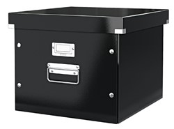 Hangmappenbox Leitz click & store WOW gerecycled karton 357x285x367mm zwart