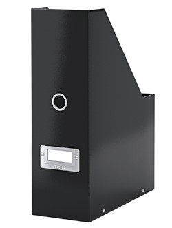 Tijdschriftencassette Leitz WOW click & store gerecycled karton zwart