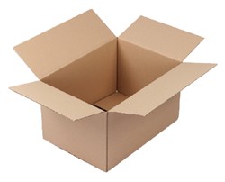 Verzenddoos CleverPack enkelgolf 430x305x250mm bruin pak à 10 stuks