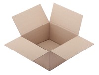 Amerikaanse vouwdoos IEZZY 200x200x110mm B-golf bruin