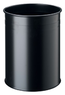 Papierbak Durable 3304-01 15 liter rond zwart