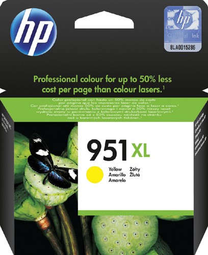 951 XL | 1x Geel  | Origineel | Cartridges voor HP