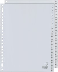 Tabbladen Kangaro 23-gaats G452CM 1-52 genummerd grijs PP