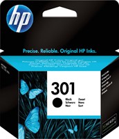 301 | 1x Zwart | Origineel | Cartridges voor HP
