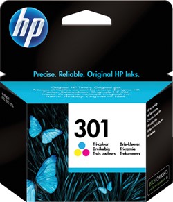 301 | 1x Kleur | Origineel | Cartridges voor HP
