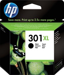 301 XL | 1x Zwart | Origineel | Cartridges voor HP