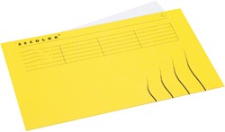 Vouwmap Secolor Folio gelijk 225gr geel