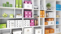 Opbergdoos Leitz Click & Store WOW middel gerecycled karton 281x200x370mm blauw-2
