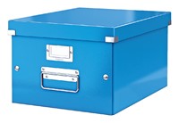 Opbergdoos Leitz Click & Store WOW middel gerecycled karton 281x200x370mm blauw
