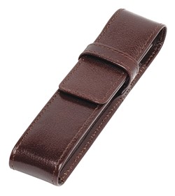 Pennenetui 321 1-delig buffelleer bruin
