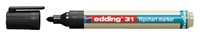 Viltstift edding 31 EcoLine voor flipover rond 1.5-3mm zwart