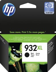 932 XL | 1x Zwart  | Origineel | Cartridges voor HP