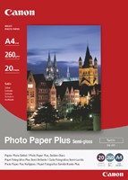Inkjetpapier Canon SG-201 A4 260gr semi glossy 20 vel