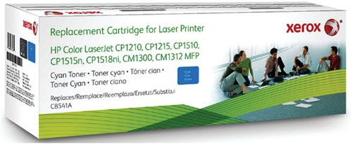 Tonercartridge Xerox alternatief tbv HP CB541A 125A blauw