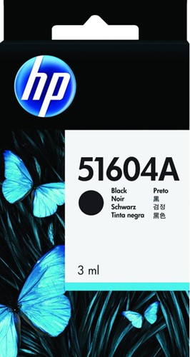 51604A | 1x Zwart | Origineel | Cartridge voor HP