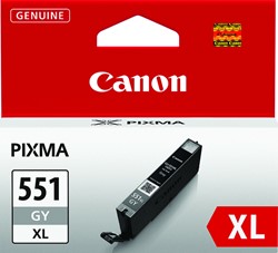 CLI-551 XL | 1x Grijs | Origineel | Cartridges voor Canon