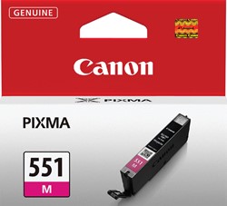 CLI-551 | 1x Magenta | Origineel | Cartridges voor Canon