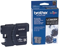LC-980 | 1x Zwart | Origineel | Cartridges voor Brother