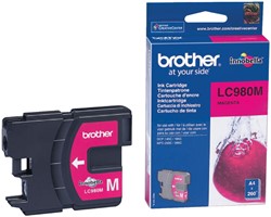 LC-980 | 1x Magenta | Origineel | Cartridges voor Brother