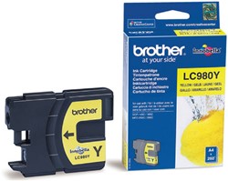 LC-980 | 1x Geel | Origineel | Cartridges voor Brother
