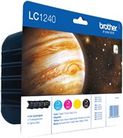 LC-1240 | 4 Pack | Origineel | Cartridges voor Brother