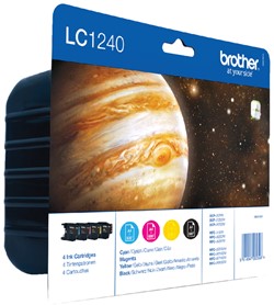 LC-1240 | 4 Pack | Origineel | Cartridges voor Brother
