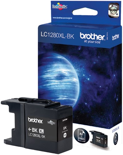 LC-1280 XL | 1x Zwart | Origineel | Cartridges voor Brother
