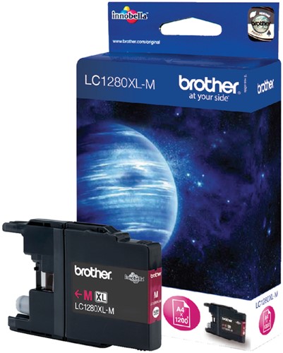 LC-1280 XL | 1x Magenta | Origineel | Cartridges voor Brother