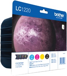 LC-1220 | 4 Pack | Origineel | Cartridges voor Brother