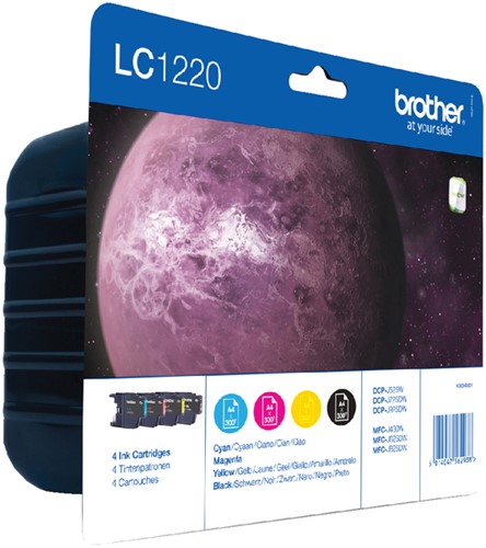 LC-1220 | 4 Pack | Origineel | Cartridges voor Brother