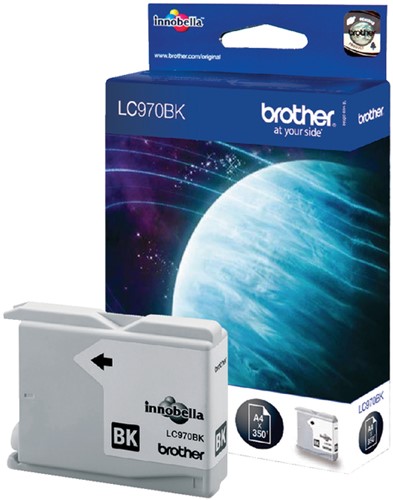LC-970 | 1x Zwart | Origineel | Cartridges voor Brother