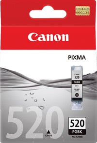 PGI-520 | 1x Zwart | Origineel | Cartridges voor Canon