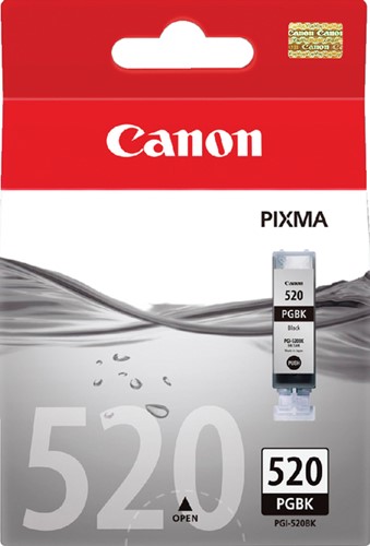 PGI-520 | 1x Zwart | Origineel | Cartridges voor Canon