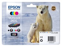 26 XL | 4 Pack | Origineel | Cartridges voor Epson