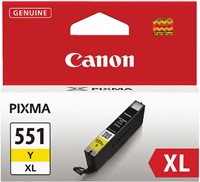 CLI-551 XL | 1x Geel | Origineel | Cartridges voor Canon