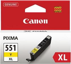 CLI-551 XL | 1x Geel | Origineel | Cartridges voor Canon
