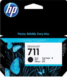 711 | 1x Zwart  | Origineel | Cartridges voor HP