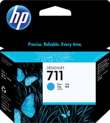 711 | 1x Cyaan  | Origineel | Cartridges voor HP