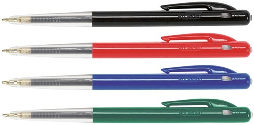 Balpen Bic M10 medium zwart-2