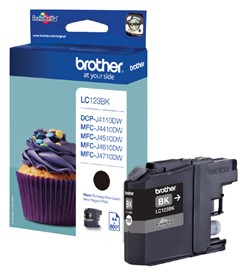 LC-123 | 1x Zwart | Origineel | Cartridges voor Brother