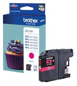 LC-123 | 1x Magenta | Origineel | Cartridges voor Brother
