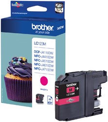 LC-123 | 1x Magenta | Origineel | Cartridges voor Brother