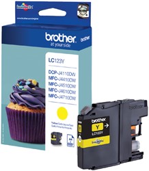 LC-123 | 1x Geel | Origineel | Cartridges voor Brother