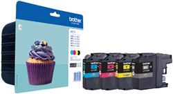 LC-123 | 4 Pack | Origineel | Cartridges voor Brother